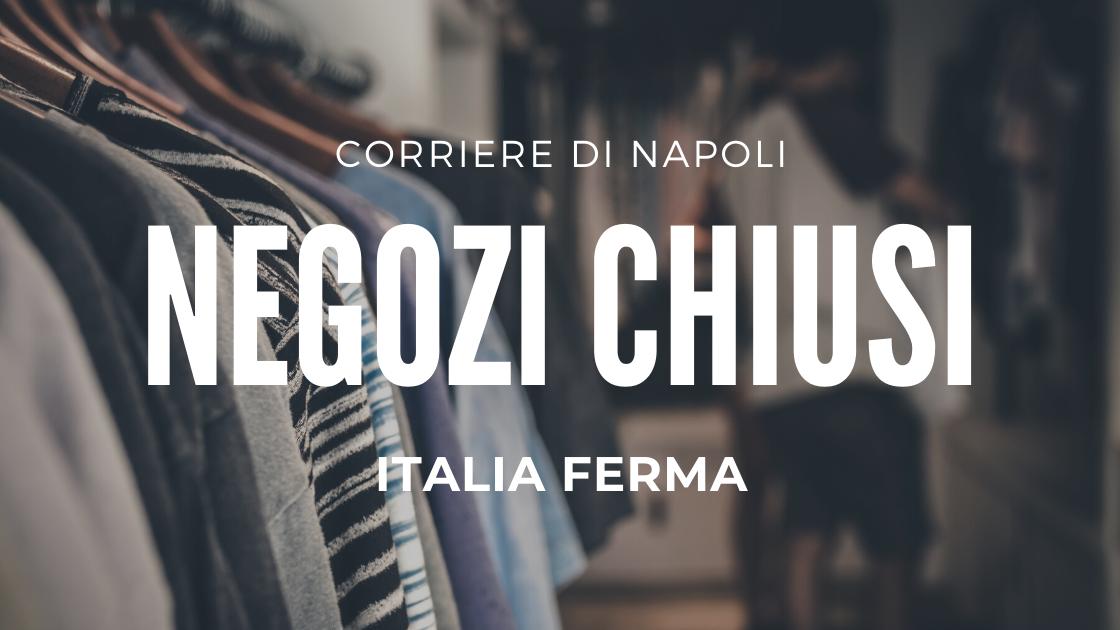 L'Italia chiude i negozi