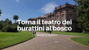News: torna il teatro dei burattini al Bosco