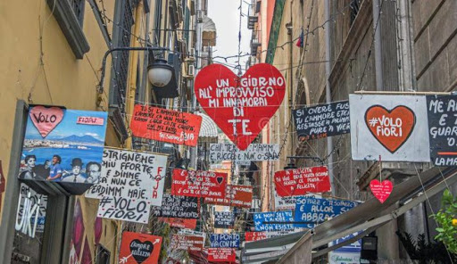 quartieri spagnoli - strade di Napoli